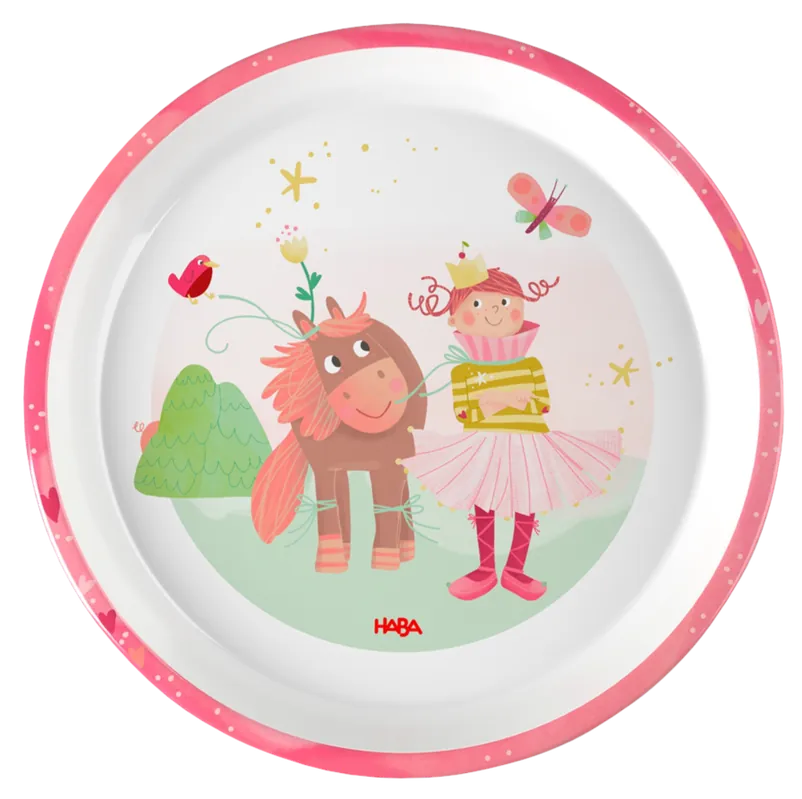 Versand Am Gleichen Tag Teller Prinzessin und Pferd