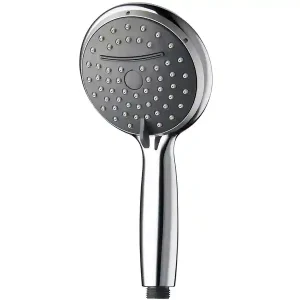 Handbrause Chrom Style 2 Strahlarten Rain Wasserfall Antikalknoppen für 1/2" Preisreduziert