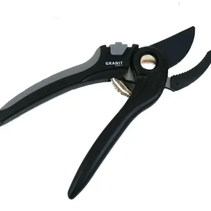 Meistverkauft GRANIT Black Edition Amboss Gartenschere GS02-A Aststärke bis 24 mm