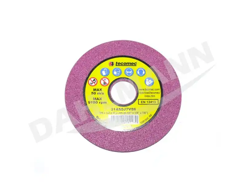 Abverkauf TECOMEC Schleifscheibe 105 x 3,2 mm für 1/4" 3/8" Hobby und 325" Sägeketten