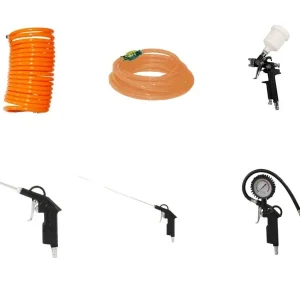 Druckluft Ausblaspistole Farbspritzpistole Spiralschlauch Reifenfüller Angebot