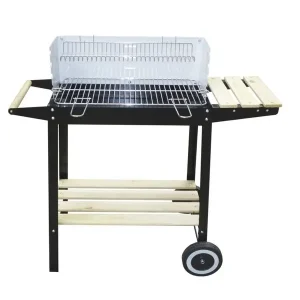 Sale BBQ Holzkohlegrill Grillwagen 2195 fahrbar Barbecue Grill Garten Camping