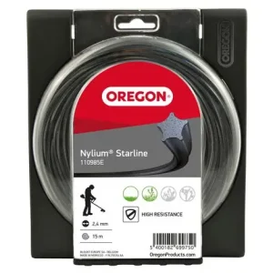 Billig OREGON Nylium Sternfaden Mähfaden Trimmerfaden 2,0 mm 15 Meter