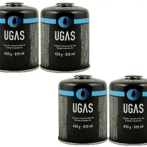 4x450g Camping Propan Butan Gas Schraubventil Gaskartusche Ventilkartusche Preisreduziert