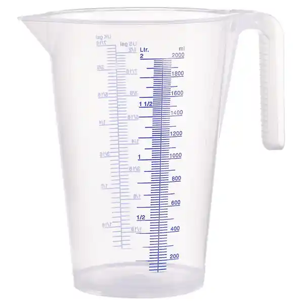 Super-Preis Pressol Messbecher PP 2 Liter transparent