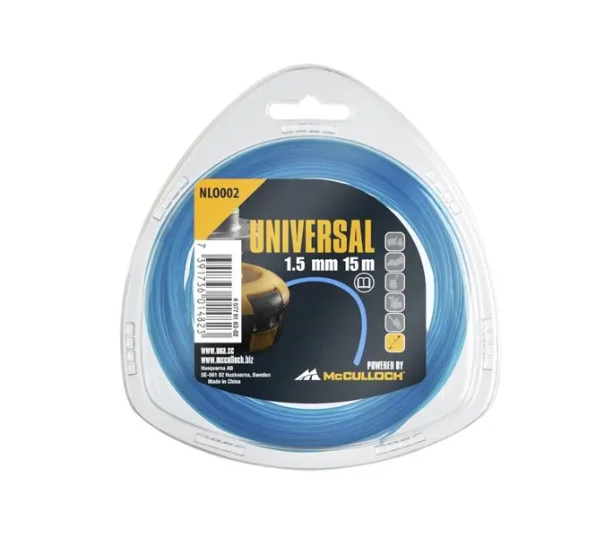 Finale Aktion McCULLOCH NL0002 Universal Line Blue Nylonfaden Rundfaden Mähfaden 1,5mm x 15m