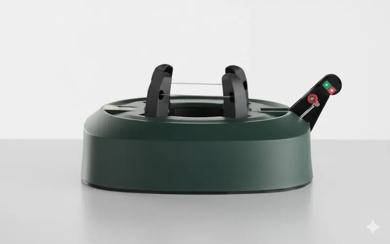 Christbaumständer Weihnachtsbaumständer 34 cm - bis 2,20 m Baumhöhe - mit Seilzug Nur Heute