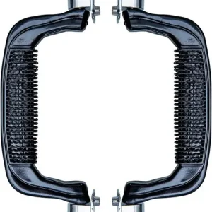 HMF Koffergriff Tragegriff aus Kunststoff 2er Set 19 x 7 cm, schwarz Beliebt