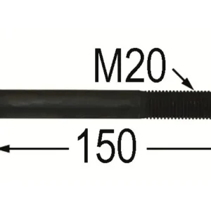Nur Für Kurze Zeit Schraube M20x150 8.8 zu Willibald