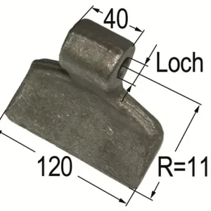 Schlaghammer B = 120, R = 110 mm zu Kuhn Seppi Brevigl. Top-Preis