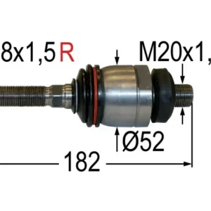 Axialgelenk 354700431012 zu Case, JD, MF, Steyr, Lindner Neu Im Sortiment