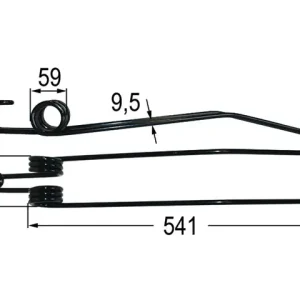 Echt Kreiselschwaderzinke 06582610 (schwarz)