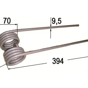 Kreiselheuerzinke 58561900 (silber) Mega-Angebot