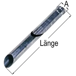 Top-Angebot Saugrohr verzinkt 120 x 3000 mm
