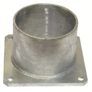 PVC-Rohr Flanschplatte 110 mm Rohrstutzen Echt