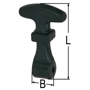 Haubenhalter kurz L = 65 mm Preisknaller