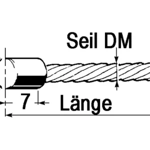Must-Have Brems-Kupplungsseil 2,5 mm, 3 m
