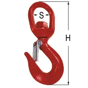 Haken mit Gelenk u. Sicherung 750 kg Markenware