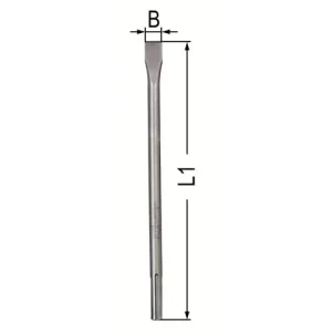 Flachmeißel 80 mm SDS Max 300 mm Top-Seller