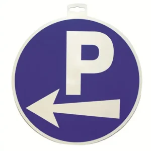 Parkplatzpfeil-Tafel li. Ø = 300 mm Knallerangebot