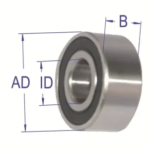 Schrägkugellager 3207 2RS Sonderangebot