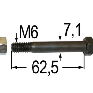 Abscherschraube Dm=7,1mm L=63mm Ausverkauf