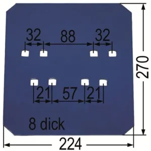 Anlagenschoner re./li. zu Rabe XP6 27081400 Rabatt