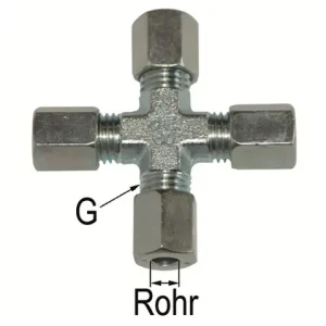 Kreuz-Verschraubung M12 x 1,5 / 6L Aktuell