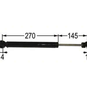 Direktkauf Auflaufdämpfer zu Alko 372854 351VB L = 420 mm
