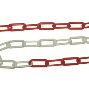 Markenprodukt Kunststoffkette rot-weiß 25 m (6 x 42 x 20)