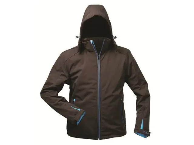 Sichere Zahlung Softshell Jacke XXXXL schwarz/blau