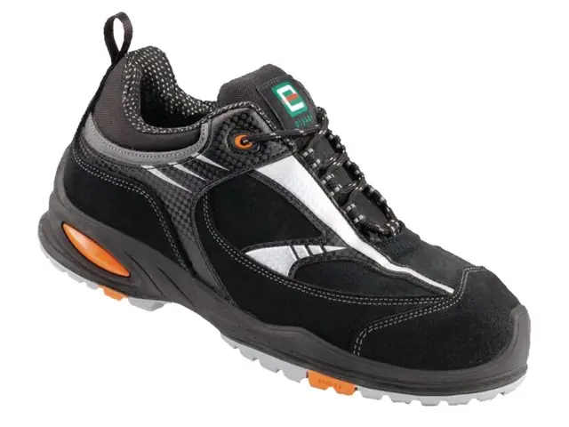 Rabatt Halbschuh 41 SANZA schwarz/silber