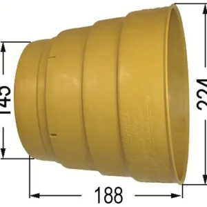 WW-Schutztrichter SD25 80 Grad Begrenztes Angebot