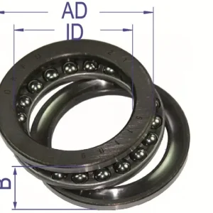 Axiallager 51112 Neuheit