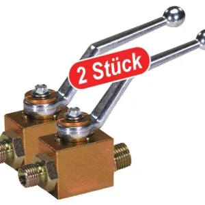 (2 Stk) Blockkugelhahn M 22 x 1,5 zu 15L Preisreduziert