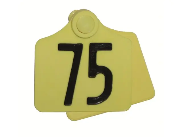 PrimaFlex-Ohrmarken Gr.1 gelb 51-75 (46x44mm) Preisknaller