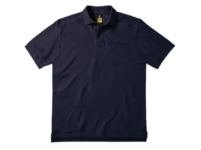 Garantierte Lieferung Polo-Shirt XL dunkelblau mit Brusttasche