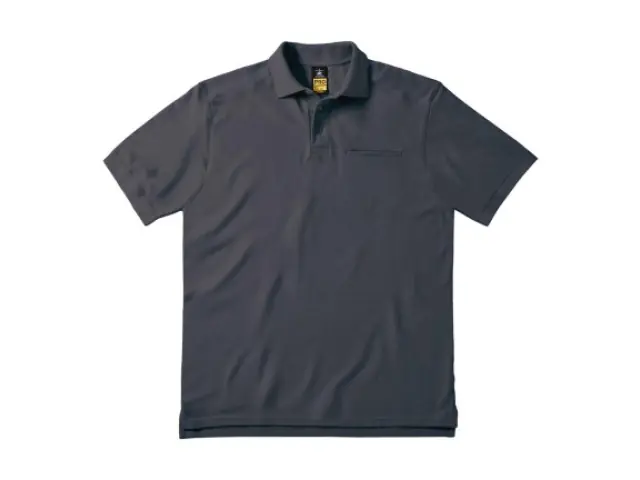 Polo-Shirt XL grau mit Brusttasche Neue Ware