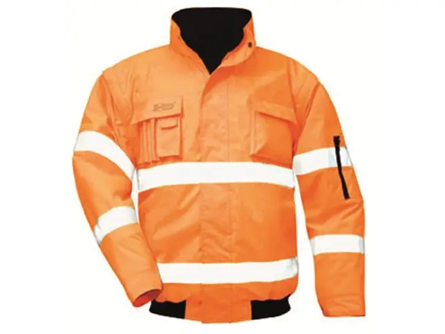 Pilotjacke M TOM orange Zertifiziert