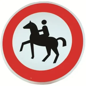 Verbotsschild Reiten verboten Mega-Angebot