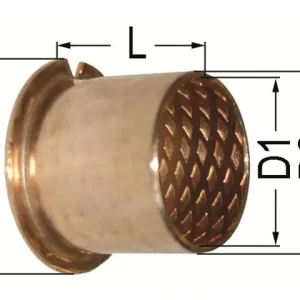 Bundbuchse 45 / 50 / 60 x 45 mm Massivbronze Ausverkauf