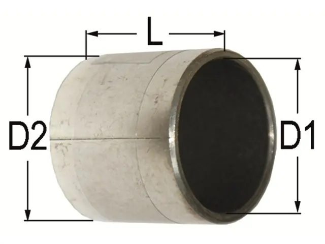 Zylinderbuchse 32 / 36 x 20 mm Stahl/PTFE-Beschichtung Bestseller
