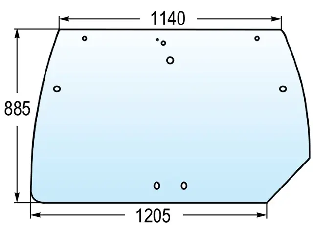 Online Kaufen Heckscheibe zu Deutz-SLH 04429137, 04419379