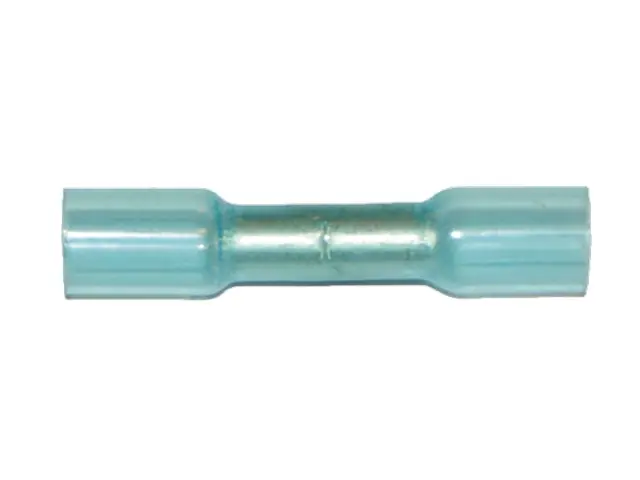Preis Gesenkt (50 Stk) Schrumpf-Crimpverbinder blau für Kabel 1,5-2,5 mm