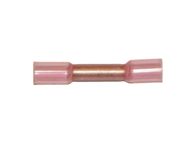 Begrenztes Angebot (50 Stk) Schrumpf-Crimpverbinder rot für Kabel 0,5-1,5 mm