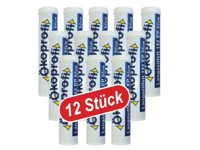 Direkt Vom Hersteller (12 Stk) Langzeitfett 152 EP blue Patrone 400 g