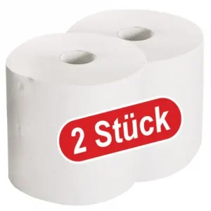 (2 Stk) Putzpapierrolle 26cm 800 Abrisse Schneller Versand