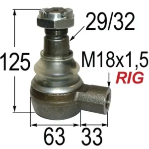 Schneller Versand Kugelgelenk für Lenkzylinder Deutz 04310401
