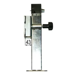 Billig Stützfuß klappbar A= 42 mm 1300 kg 60x60x4 Hub= 235 mm