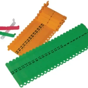 Markenware Ohrmarke-Twintag rot 51 - 100